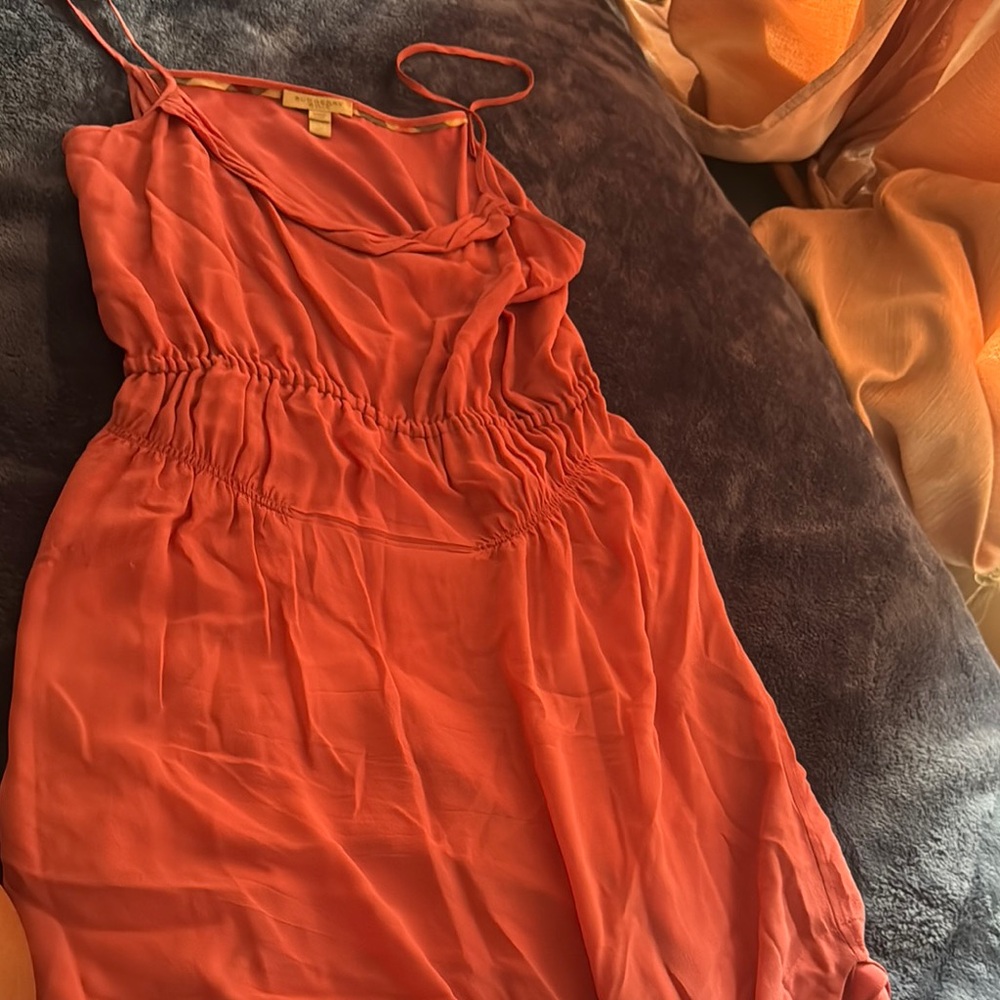 Orange Sleeveless Dress